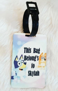 Bluey bag tag