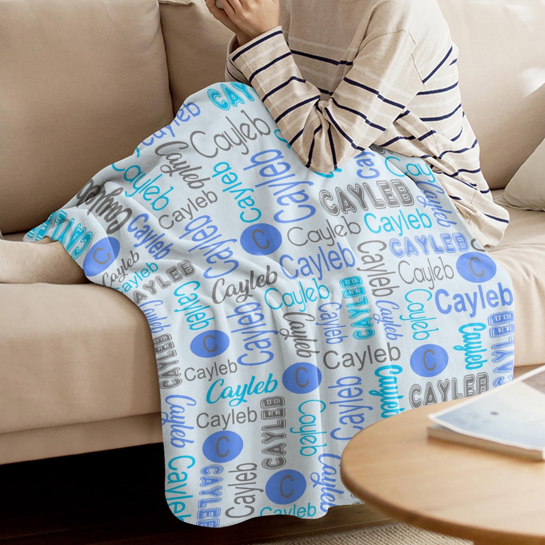 Baby Name Custom Blanket