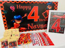Lady bug girl  custom Party Pack
