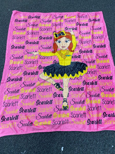 Emma dancing custom Blanket