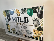 Wild one birthday banner/backdrop