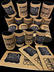 Wedding/Engagement, birthday Favours Stubby Cooler/holder