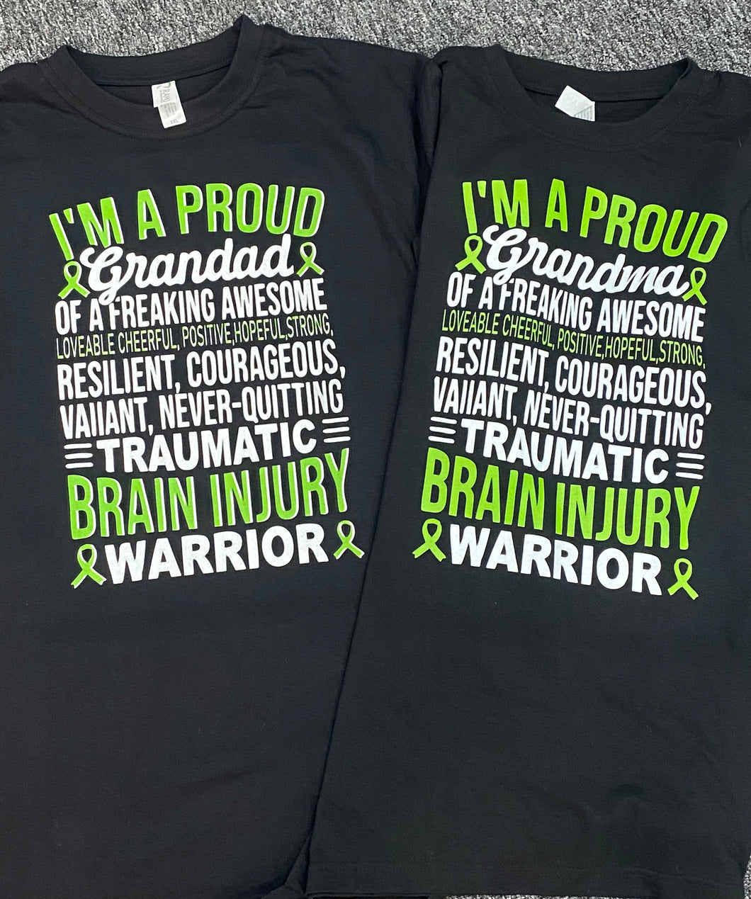 Brain injury warrior tshirt