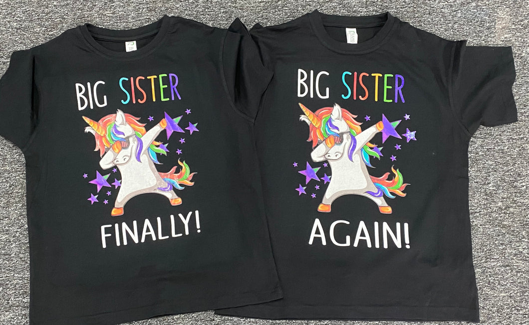 Unicorn sister Tshirts