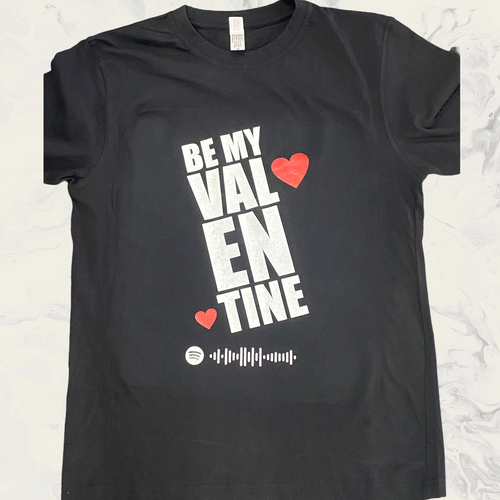 Be my valentine music tshirt
