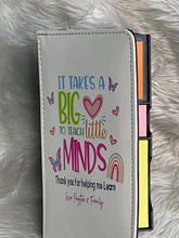 Teacher Notebook , sticky pad  & tumbler personalised