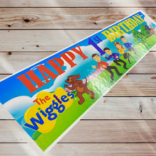 Wiggles birthday banner/backdrop