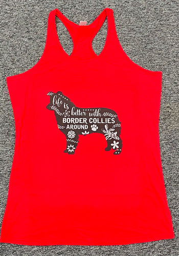 Collie dog singlet