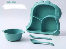 4pc dinosaur dinner set