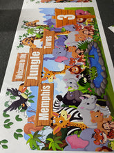 Jungle theme birthday banner/backdrop