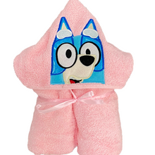 Bluey and Bingo Hooded Towel
