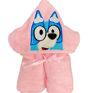 Bluey and Bingo Hooded Towel
