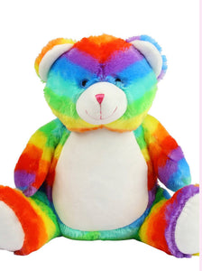 Zippies rainbow bear Teddy