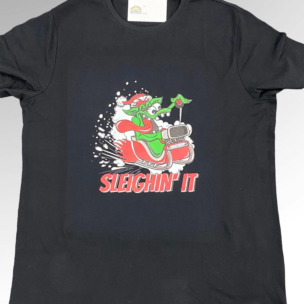 Sleighin it Xmas tshirt
