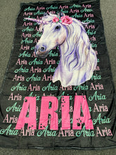 Unicorn head custom Blanket