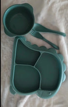 4pc dinosaur dinner set