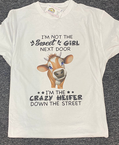 Crazy heifer  tshirt