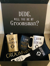 Wedding Mens  Gift Box - groom , best man
