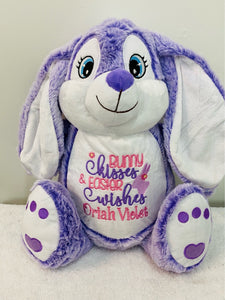Bunny purple teddy