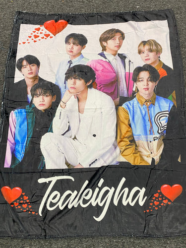 BTS Custom Blanket