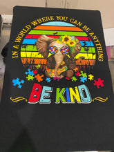 Be kind autism tshirt