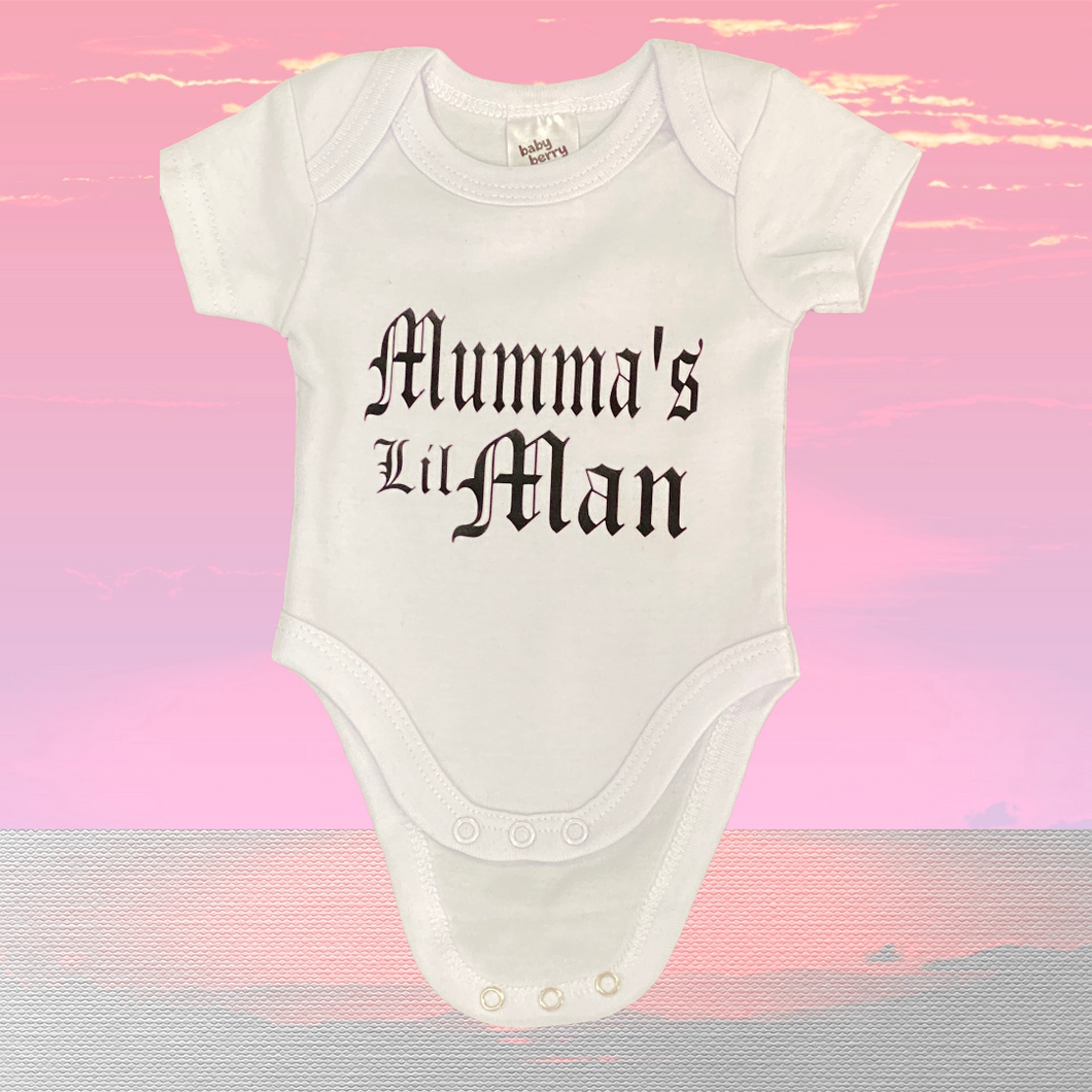 Mummy’s lil man onesie