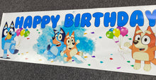 Bluey birthday banner/backdrop
