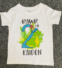 Dinosaur  Custom Tshirt Pack Birthday/Celebration