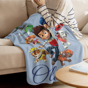 Paw patrol gang custom  Blanket