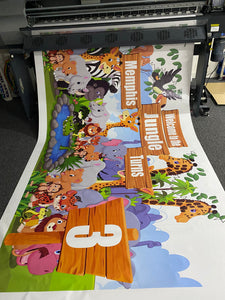 Jungle theme birthday banner/backdrop