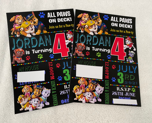 Party Invitations custom