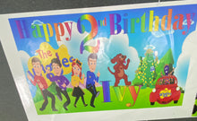 Wiggles birthday banner/backdrop