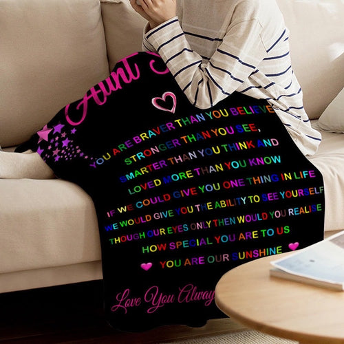 You are braver than you believe custom  blanket