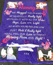 We/I Hugged  Custom Blanket