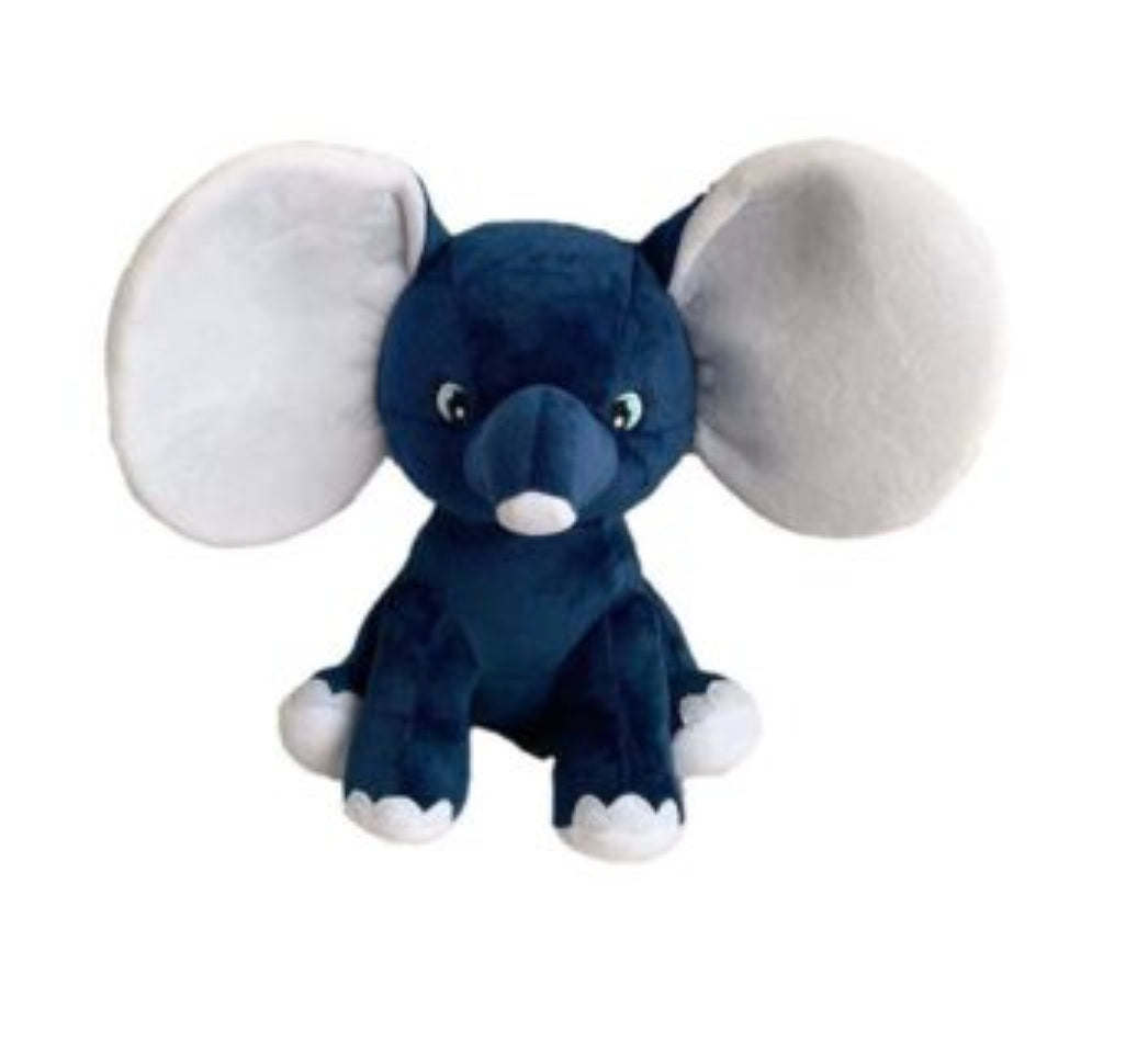 Elephant  dark blue teddy