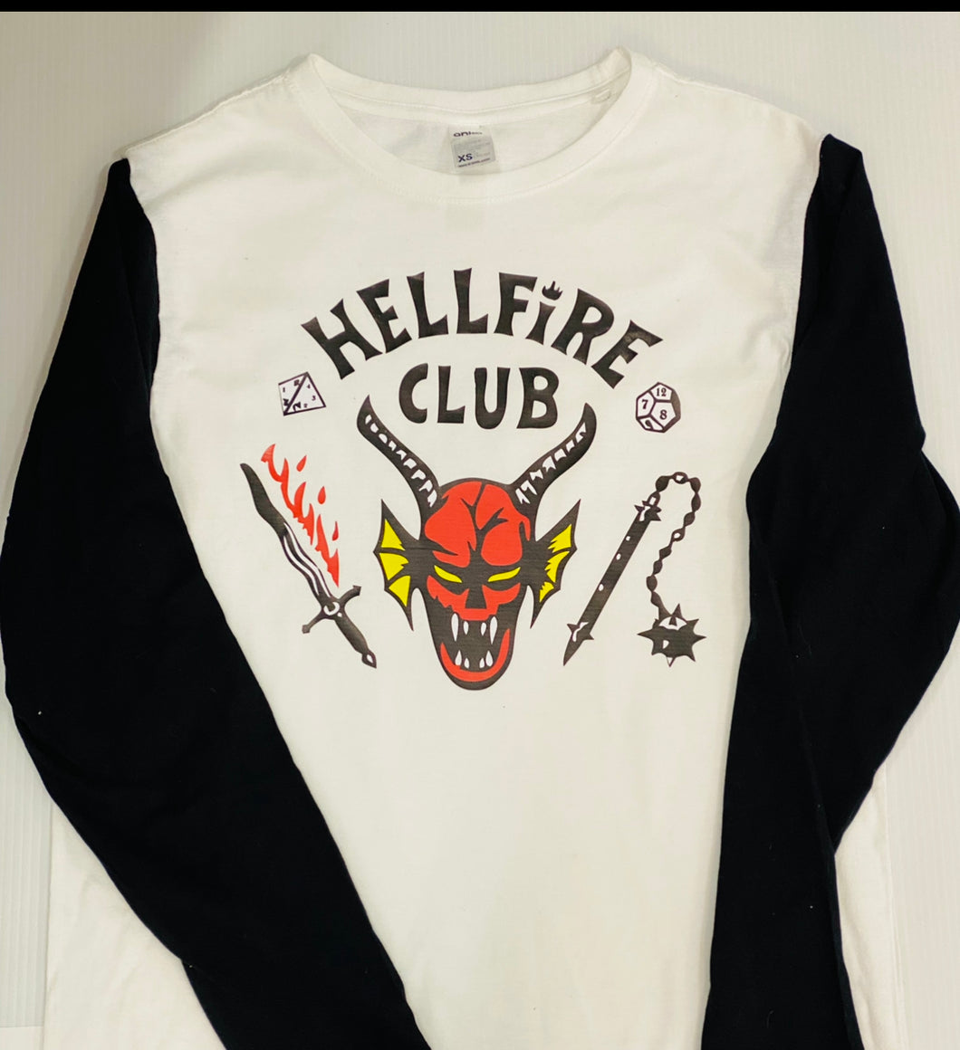 Adults Hell fire tshirt