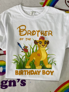 Lion king Custom Tshirt Pack Birthday/Celebration