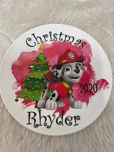 Christmas Plate and Cup Set -