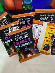 Among us custom Party Pack