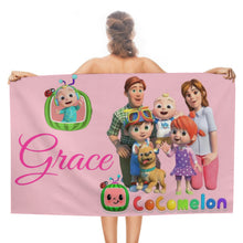 Cocomelon Beach towel custom