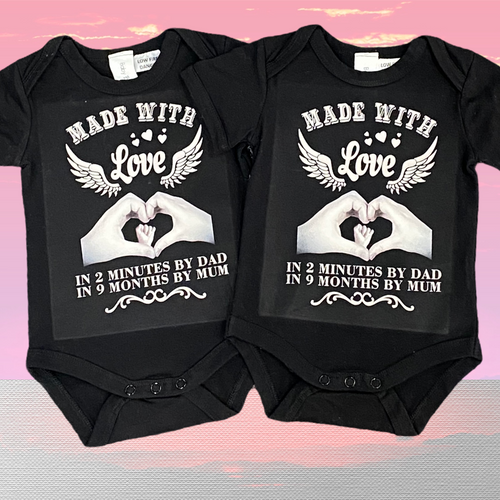 Made with love baby suit