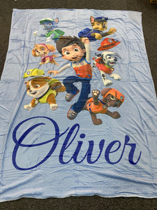 Paw patrol gang  custom Blanket
