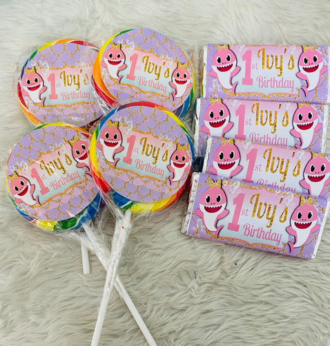 Baby shark custom Party Pack