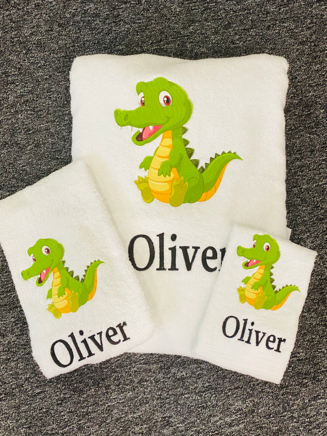 Crocodile towel/towel set