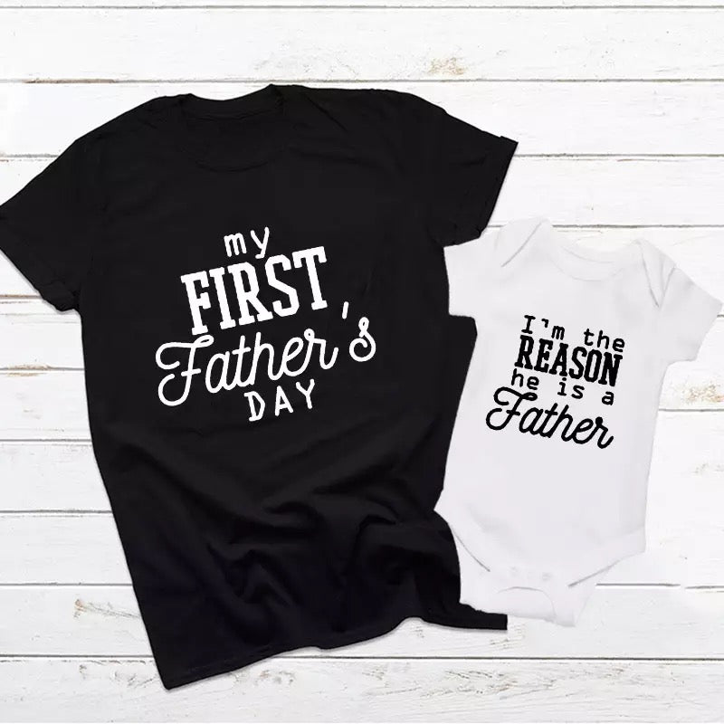 My first Father’s Day tshirt set