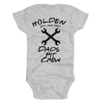 Dads pit crew tshirt/onesie