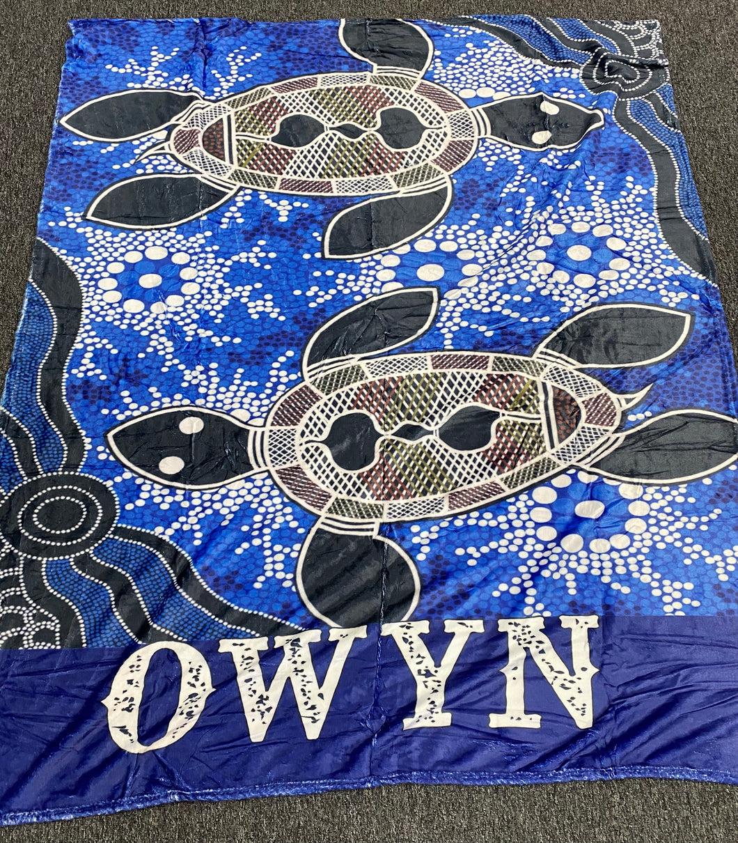Aboriginal turtle Blanket