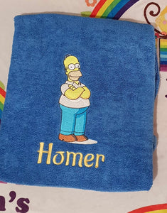 Homer Personalised towel