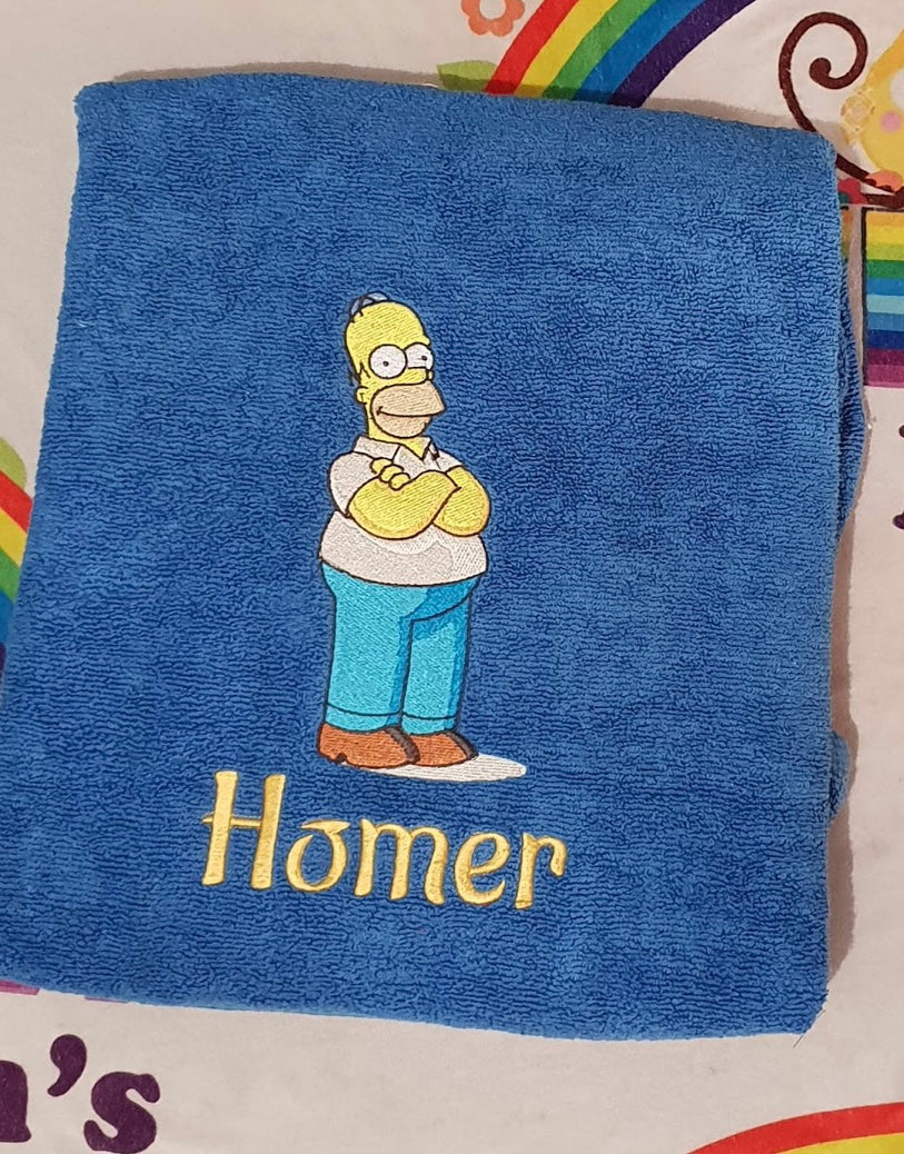 Homer Personalised towel