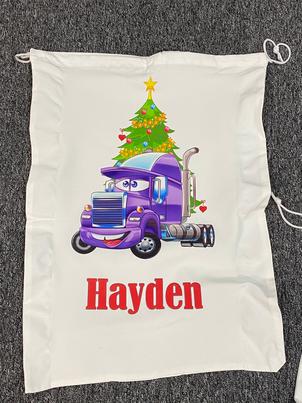Truck Xmas sack